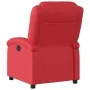 Sillón reclinable eléctrico de cuero sintético rojo by , Armchairs - Ref: Foro24-3204217, Price: 247,60 €, Discount: %