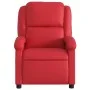 Elektrischer Relaxsessel aus rotem Kunstleder. von , Sessel - Ref: Foro24-3204217, Preis: 240,09 €, Rabatt: %