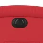 Sillón reclinable eléctrico de cuero sintético rojo by , Armchairs - Ref: Foro24-3204217, Price: 247,60 €, Discount: %