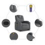 Sillón reclinable de masaje de pie cuero artificial gris by , Armchairs - Ref: Foro24-3204440, Price: 301,97 €, Discount: %