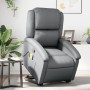Massage-Fußstütze Relaxsessel aus grauem Kunstleder von , Sessel - Ref: Foro24-3204236, Preis: 274,86 €, Rabatt: %