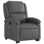 Massage-Fußstütze Relaxsessel aus grauem Kunstleder von , Sessel - Ref: Foro24-3204236, Preis: 286,81 €, Rabatt: %