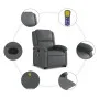Massage-Fußstütze Relaxsessel aus grauem Kunstleder von , Sessel - Ref: Foro24-3204236, Preis: 286,81 €, Rabatt: %