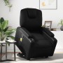 Sillón reclinable de masaje de pie cuero artificial negro by , Armchairs - Ref: Foro24-3204437, Price: 268,84 €, Discount: %
