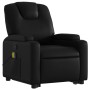 Sillón reclinable de masaje de pie cuero artificial negro by , Armchairs - Ref: Foro24-3204437, Price: 268,84 €, Discount: %