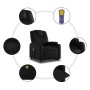 Sillón reclinable de masaje de pie cuero artificial negro by , Armchairs - Ref: Foro24-3204437, Price: 268,84 €, Discount: %