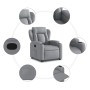 Hellgrauer Stoff-Liegesessel mit Aufstehhilfe. von , Sessel - Ref: Foro24-3204482, Preis: 306,14 €, Rabatt: %