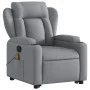 Sillón de masaje reclinable de pie de tela gris claro de , Sillones - Ref: Foro24-3204494, Precio: 344,22 €, Descuento: %