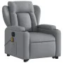 Sillón de masaje eléctrico reclinable elevable tela gris claro by , Armchairs - Ref: Foro24-3204518, Price: 386,98 €, Discoun...