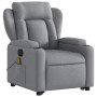 Sillón de masaje eléctrico reclinable elevable tela gris claro by , Armchairs - Ref: Foro24-3204518, Price: 361,78 €, Discoun...
