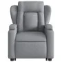 Sillón de masaje eléctrico reclinable elevable tela gris claro by , Armchairs - Ref: Foro24-3204518, Price: 386,98 €, Discoun...