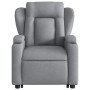 Sillón de masaje eléctrico reclinable elevable tela gris claro by , Armchairs - Ref: Foro24-3204518, Price: 361,78 €, Discoun...