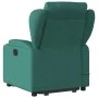 Elektrischer, verstellbarer, aufklappbarer Massagesessel aus dunkelgrünem Stoff. von , Sessel - Ref: Foro24-3204524, Preis: 3...