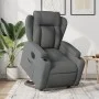Sillón eléctrico reclinable elevable de tela gris oscuro de , Sillones - Ref: Foro24-3204507, Precio: 374,35 €, Descuento: %