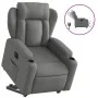 Sillón eléctrico reclinable elevable de tela gris oscuro de , Sillones - Ref: Foro24-3204507, Precio: 374,35 €, Descuento: %
