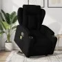 Sillón reclinable de masaje elevable tela negro by , Armchairs - Ref: Foro24-3204496, Price: 317,01 €, Discount: %