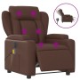 Sillón de masaje reclinable eléctrico cuero sintético marrón by , Armchairs - Ref: Foro24-3204539, Price: 287,63 €, Discount: %