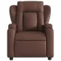 Sillón de masaje reclinable eléctrico cuero sintético marrón by , Armchairs - Ref: Foro24-3204539, Price: 292,19 €, Discount: %