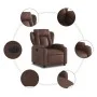 Elektrischer Relaxsessel aus braunem Kunstleder. von , Sessel - Ref: Foro24-3204532, Preis: 254,29 €, Rabatt: %