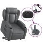 Sillón reclinable elevable cuero artificial gris by , Armchairs - Ref: Foro24-3204547, Price: 273,40 €, Discount: %