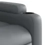 Sillón reclinable elevable cuero artificial gris by , Armchairs - Ref: Foro24-3204547, Price: 284,25 €, Discount: %