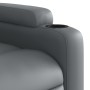 Sillón reclinable elevable cuero artificial gris by , Armchairs - Ref: Foro24-3204547, Price: 273,40 €, Discount: %