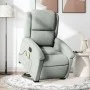 Sillón de masaje reclinable elevable terciopelo gris claro de , Sillones - Ref: Foro24-3204333, Precio: 338,76 €, Descuento: %