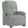 Sillón de masaje reclinable elevable terciopelo gris claro de , Sillones - Ref: Foro24-3204333, Precio: 338,76 €, Descuento: %