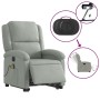 Sillón de masaje reclinable elevable terciopelo gris claro by , Armchairs - Ref: Foro24-3204333, Price: 329,82 €, Discount: %