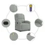 Sillón de masaje reclinable elevable terciopelo gris claro de , Sillones - Ref: Foro24-3204333, Precio: 338,76 €, Descuento: %