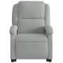 Sillón de masaje reclinable elevable terciopelo gris claro de , Sillones - Ref: Foro24-3204333, Precio: 338,76 €, Descuento: %