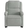 Sillón de masaje reclinable elevable terciopelo gris claro by , Armchairs - Ref: Foro24-3204333, Price: 329,82 €, Discount: %