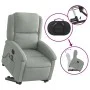 Sillón de masaje reclinable elevable terciopelo gris claro de , Sillones - Ref: Foro24-3204333, Precio: 338,76 €, Descuento: %