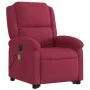 Sillón de masaje reclinable elevable terciopelo rojo tinto by , Armchairs - Ref: Foro24-3204338, Price: 379,59 €, Discount: %