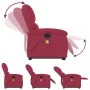 Sillón de masaje reclinable elevable terciopelo rojo tinto by , Armchairs - Ref: Foro24-3204338, Price: 379,59 €, Discount: %