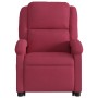 Sillón de masaje reclinable elevable terciopelo rojo tinto by , Armchairs - Ref: Foro24-3204338, Price: 353,49 €, Discount: %