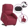 Sillón de masaje reclinable elevable terciopelo rojo tinto by , Armchairs - Ref: Foro24-3204338, Price: 379,59 €, Discount: %