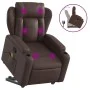 Brauner Kunstleder-Fußmassage-Sessel mit Liegefunktion von , Sessel - Ref: Foro24-3204553, Preis: 327,21 €, Rabatt: %