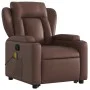 Brauner Kunstleder-Fußmassage-Sessel mit Liegefunktion von , Sessel - Ref: Foro24-3204553, Preis: 327,21 €, Rabatt: %
