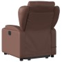 Sillón reclinable de masaje de pie de cuero sintético marrón by , Armchairs - Ref: Foro24-3204553, Price: 311,82 €, Discount: %