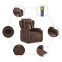 Brauner Kunstleder-Fußmassage-Sessel mit Liegefunktion von , Sessel - Ref: Foro24-3204553, Preis: 327,21 €, Rabatt: %