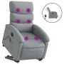 Sillón de masaje eléctrico reclinable elevable tela gris claro by , Armchairs - Ref: Foro24-3204014, Price: 338,78 €, Discoun...