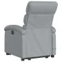 Sillón de masaje eléctrico reclinable elevable tela gris claro by , Armchairs - Ref: Foro24-3204014, Price: 338,78 €, Discoun...