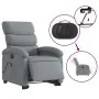 Sillón de masaje eléctrico reclinable elevable tela gris claro by , Armchairs - Ref: Foro24-3204014, Price: 338,78 €, Discoun...