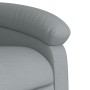 Elektrischer, verstellbarer, aufklappbarer Massagesessel aus hellem grauen Stoff. von , Sessel - Ref: Foro24-3204014, Preis: ...