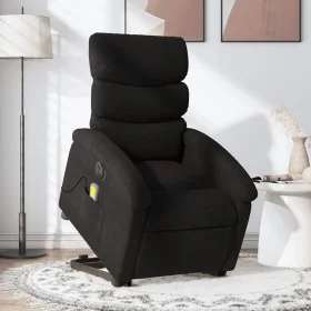 Elektrischer, verstellbarer, wiederaufladbarer Massagesessel aus schwarzem Stoff. von , Sessel - Ref: Foro24-3204016, Preis: ...