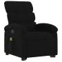 Elektrischer, verstellbarer, wiederaufladbarer Massagesessel aus schwarzem Stoff. von , Sessel - Ref: Foro24-3204016, Preis: ...