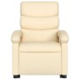 Elektrischer, verstellbarer, aufklappbarer Massage-Sessel aus cremefarbenem Stoff. von , Sessel - Ref: Foro24-3204023, Preis:...