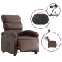 Sillón reclinable eléctrico de cuero sintético marrón de , Sillones - Ref: Foro24-3204028, Precio: 260,66 €, Descuento: %