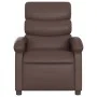 Sillón reclinable eléctrico de cuero sintético marrón de , Sillones - Ref: Foro24-3204028, Precio: 260,66 €, Descuento: %